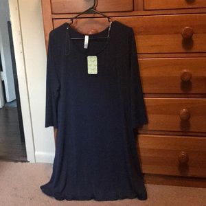 Navy Blue Boutique Shift Dress